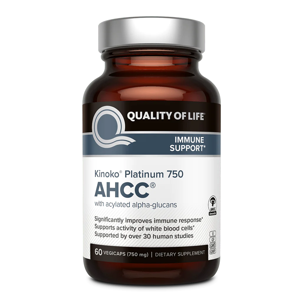 قرص AHCC قویت‌کننده سیستم ایمنی پلاتینیوم درمان زگیل تناسلی | AHCC® – Kinoko® Platinum