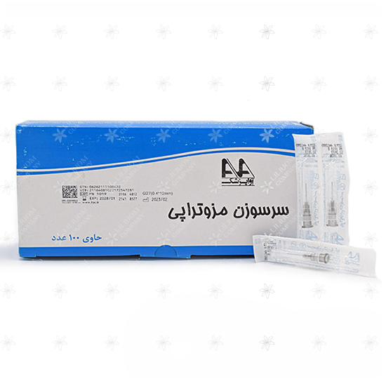 سرسوزن مزوتراپی آوا گیج 31-13میلی متر